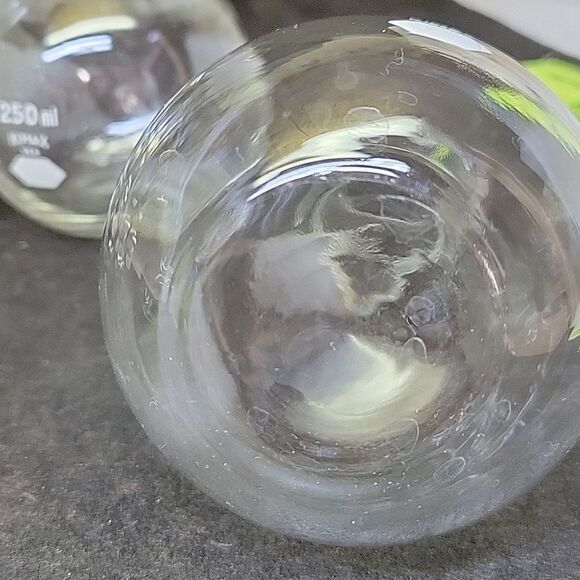 Pyrex 250ml Flat Bottom Boiling Flasks Set Of 5 (Set1) - Picture 3 of 5